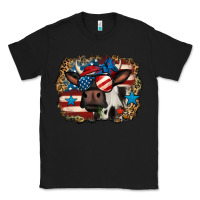 Black 4th of july cow Classic Tee - Jasminsmagicworld