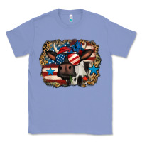 Colony Blue 4th of july cow Classic Tee - Jasminsmagicworld