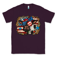 Plum 4th of july cow Classic Tee - Jasminsmagicworld