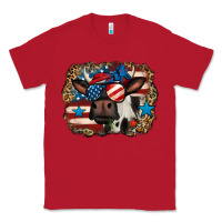Red 4th of july cow Classic Tee - Jasminsmagicworld