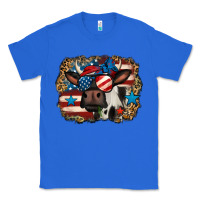 True Royal 4th of july cow Classic Tee - Jasminsmagicworld