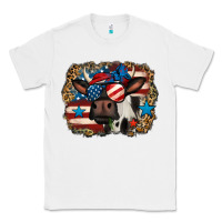 White 4th of july cow Classic Tee - Jasminsmagicworld