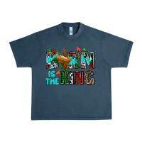 Midnight Navy born is the king Urban Heavy Tee - AdoDesignShop