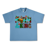 Pebble Blue born is the king Urban Heavy Tee - AdoDesignShop