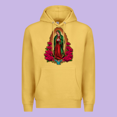 Our Lady Of Guadalupe Premium Hoodie Designed By Jasminsmagicworld