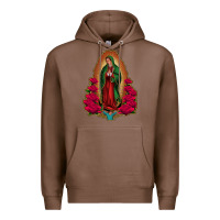 Chestnut our lady of guadalupe Premium Hoodie - Jasminsmagicworld