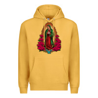 Mustard our lady of guadalupe Premium Hoodie - Jasminsmagicworld