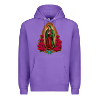 Purple our lady of guadalupe Premium Hoodie - Jasminsmagicworld