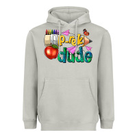 Moon Dust pre k school pencil dude Heavyweight Hoodie - NancyCooperArtShop