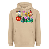 Mushroom pre k school pencil dude Heavyweight Hoodie - NancyCooperArtShop