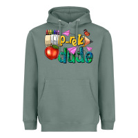 Sage pre k school pencil dude Heavyweight Hoodie - NancyCooperArtShop
