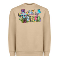 Mushroom Easter Day He is risen Heavyweight Sweatshirt - OliviaCreatesArt