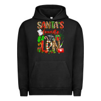 Pigment Black santa's favorite lpn Urban Hoodie - texasbilliewilder