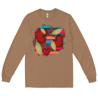 Toasted Coconut heart and serape patches Long Sleeve Tee - AdoDesignShop