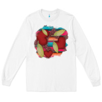 White heart and serape patches Long Sleeve Tee - AdoDesignShop