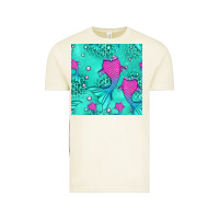 Vintage Arctic mermaid tail seamless pattern Vintage Tee - HRA Design Shop