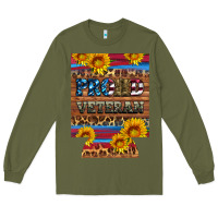Army Green proud veteran  12 oz regular can cooler Long Sleeve Tee - Artiststas