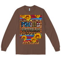 Chestnut proud veteran  12 oz regular can cooler Long Sleeve Tee - Artiststas
