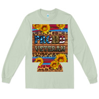Matcha proud veteran  12 oz regular can cooler Long Sleeve Tee - Artiststas