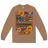 Toasted Coconut proud veteran  12 oz regular can cooler Long Sleeve Tee - Artiststas