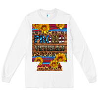 White proud veteran  12 oz regular can cooler Long Sleeve Tee - Artiststas