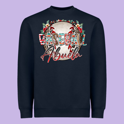 Baseball Abuela Heavyweight Sweatshirt Designed By Racoondesign
