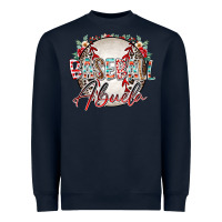 Navy baseball abuela Heavyweight Sweatshirt - RacoonDesign