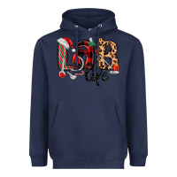 Navy lab life christmas Heavyweight Hoodie - MaliasSmallBusiness
