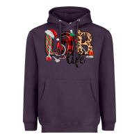 Plum lab life christmas Heavyweight Hoodie - MaliasSmallBusiness