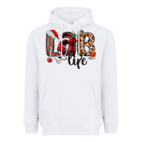 White lab life christmas Heavyweight Hoodie - MaliasSmallBusiness