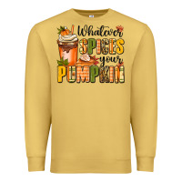 Antique Gold whatever spices your pumpkin Premium Sweatshirt - MaliasSmallBusiness