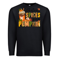 Black whatever spices your pumpkin Premium Sweatshirt - MaliasSmallBusiness