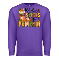 Purple whatever spices your pumpkin Premium Sweatshirt - MaliasSmallBusiness