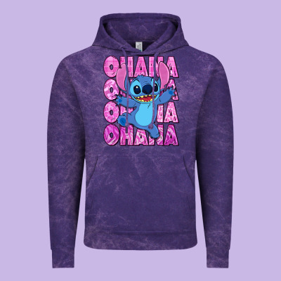 Ohana Stitch Vintage Hoodie Designed By Zillion Design Studio