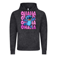 Vintage Black ohana stitch Vintage Hoodie - Zillion Design Studio