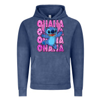 Vintage Denim ohana stitch Vintage Hoodie - Zillion Design Studio
