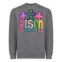 Storm Easter Day He is risen indeed Heavyweight Sweatshirt - OliviaCreatesArt
