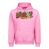 Fuchsia Pink Fall Nurse Urban Hoodie - NancyCooperArtShop