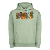 Pigment Oil Green Fall Nurse Urban Hoodie - NancyCooperArtShop