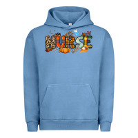 Pigment Pebble Blue Fall Nurse Urban Hoodie - NancyCooperArtShop