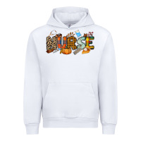White Fall Nurse Urban Hoodie - NancyCooperArtShop