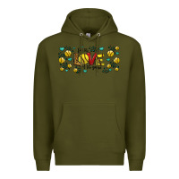 Army Green for the love of the game softball Premium Hoodie - Jasminsmagicworld