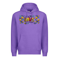Purple for the love of the game softball Premium Hoodie - Jasminsmagicworld