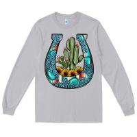 Moon Dust cactus horseshoe Long Sleeve Tee - JahusDesignShop