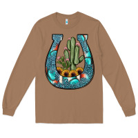 Toasted Coconut cactus horseshoe Long Sleeve Tee - JahusDesignShop