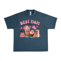 Midnight Navy best mom ever floral coffee cups Urban Heavy Tee - JahusDesignShop