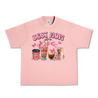 Salmon best mom ever floral coffee cups Urban Heavy Tee - JahusDesignShop