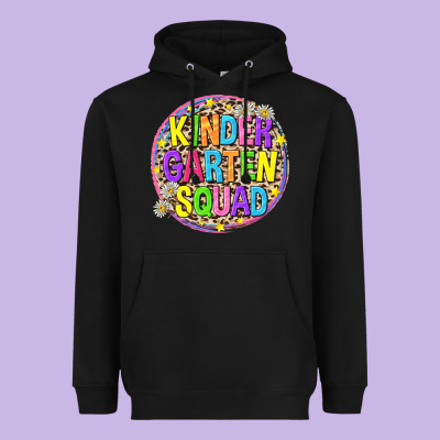 Kindergarten Squad Heavyweight Hoodie Designed By Nancycooperartshop
