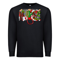 Black nurse christmas Premium Sweatshirt - MaliasSmallBusiness