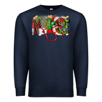 Navy nurse christmas Premium Sweatshirt - MaliasSmallBusiness